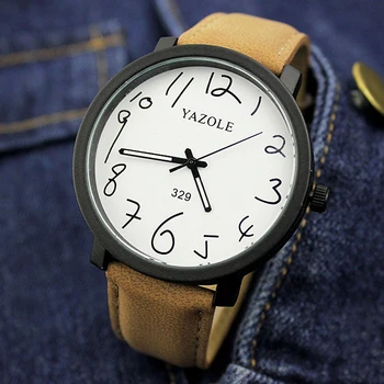 329 Sport Watch Fashion Men Women Quartz Watch Classic Big Dial PU Leather Wristwatch
329 Sport Watch Fashion Men Women Quartz Watch Classic Big Dial PU Leather Wristwatch
