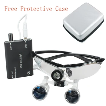 Quality Guarantee 3.5X Loupe Glasses Magnifier/Binocular loupes Binocular with LED Head Light Lamp black
Quality Guarantee 3.5X Loupe Glasses Magnifier/Binocular loupes Binocular with LED Head Light Lamp black