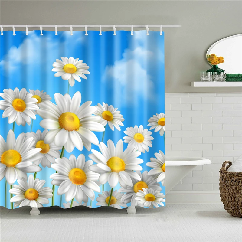 bathroom accessories flowers printing bath curtain decoration for home Mildewproof polyester shower curtains cortinas de bano
bathroom accessories flowers printing bath curtain decoration for home Mildewproof polyester shower curtains cortinas de bano