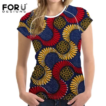 FORUDESIGNS Fashion Brand Women Summer T Shirts African Ethnic Tribes Style Floral Print O Neck T-shirts Harajuku Short Tops Tee
FORUDESIGNS Fashion Brand Women Summer T Shirts African Ethnic Tribes Style Floral Print O Neck T-shirts Harajuku Short Tops Tee