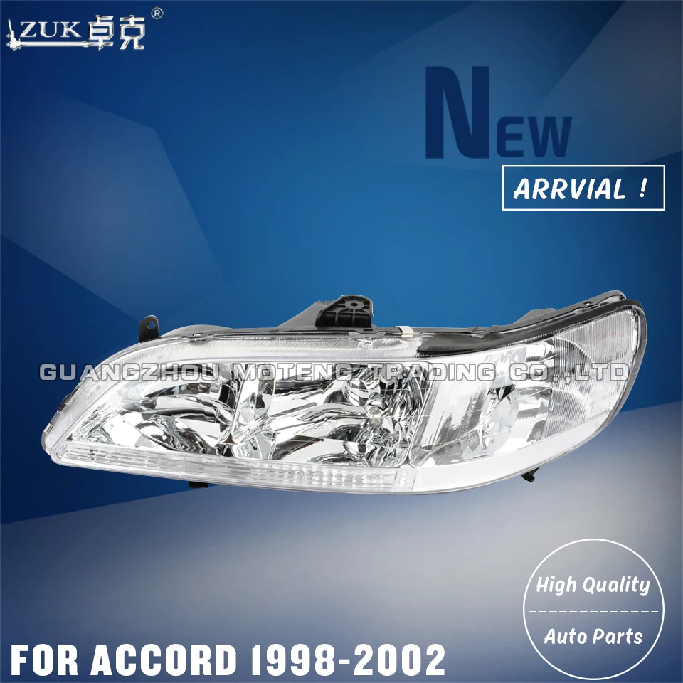 PAIR 1998-2002 Honda Accord 6th generation New Original Headlight Headlamp Lens Cover