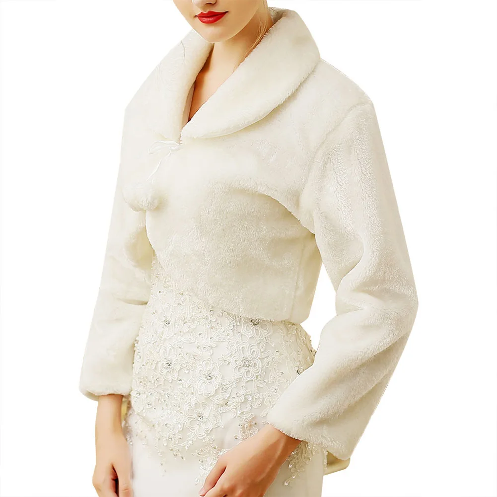 Wedding Jacket Wrap Bridal Bolero Winter Wraps Coat Stole Faux Fur Fabric For Brides Womens
Wedding Jacket Wrap Bridal Bolero Winter Wraps Coat Stole Faux Fur Fabric For Brides Womens
