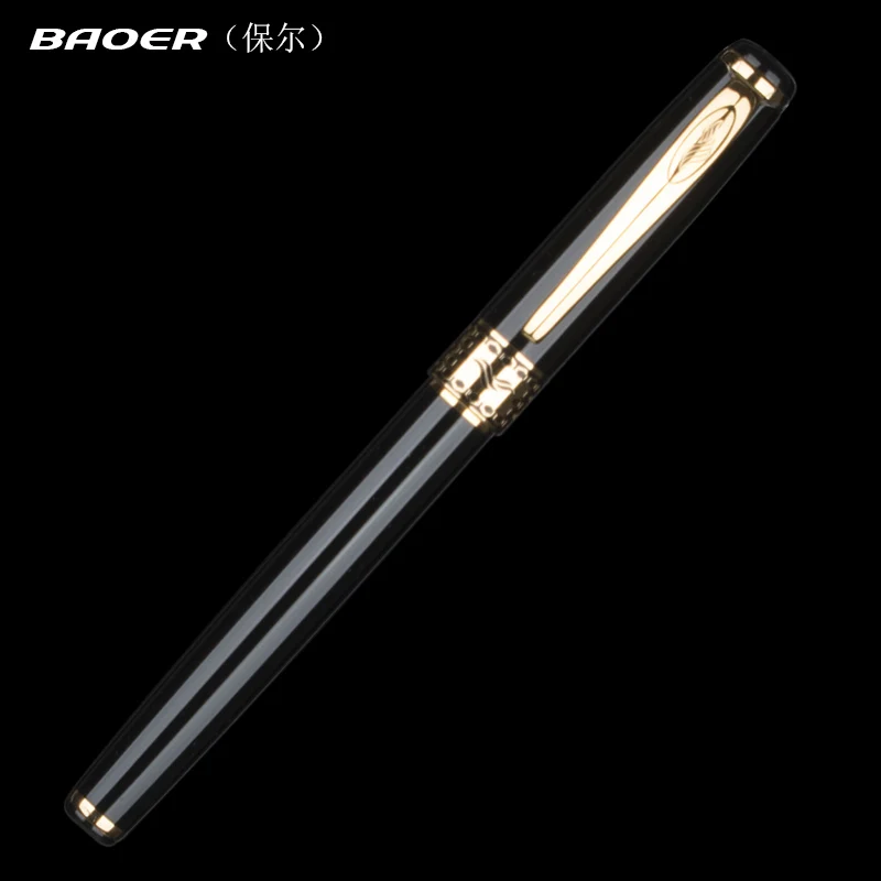 Классическая авторучка Baoer 68, канцелярские принадлежности для школы, офиса, роскошный бренд, чернильная ручка, подарок 0,5 мм, перо
Классическая авторучка Baoer 68, канцелярские принадлежности для школы, офиса, роскошный бренд, чернильная ручка, подарок 0,5 мм, перо