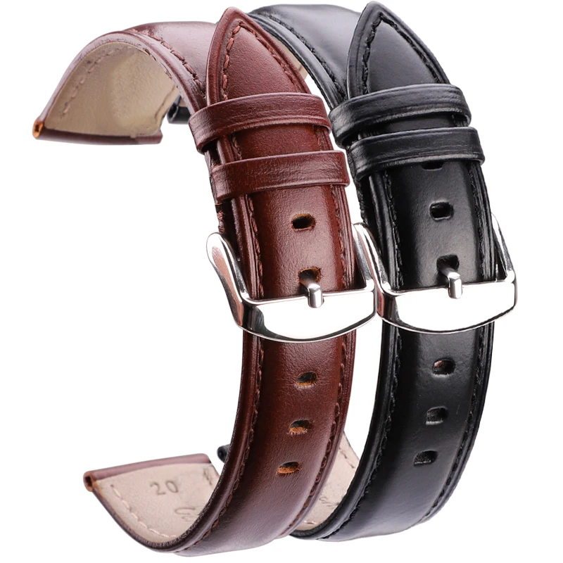 Black Brown Watchbands 18mm 19mm 20mm 21mm 22mm 24mm High Quality Smooth Watch Band Strap With Pin Buckle Watches Accessories
Black Brown Watchbands 18mm 19mm 20mm 21mm 22mm 24mm High Quality Smooth Watch Band Strap With Pin Buckle Watches Accessories