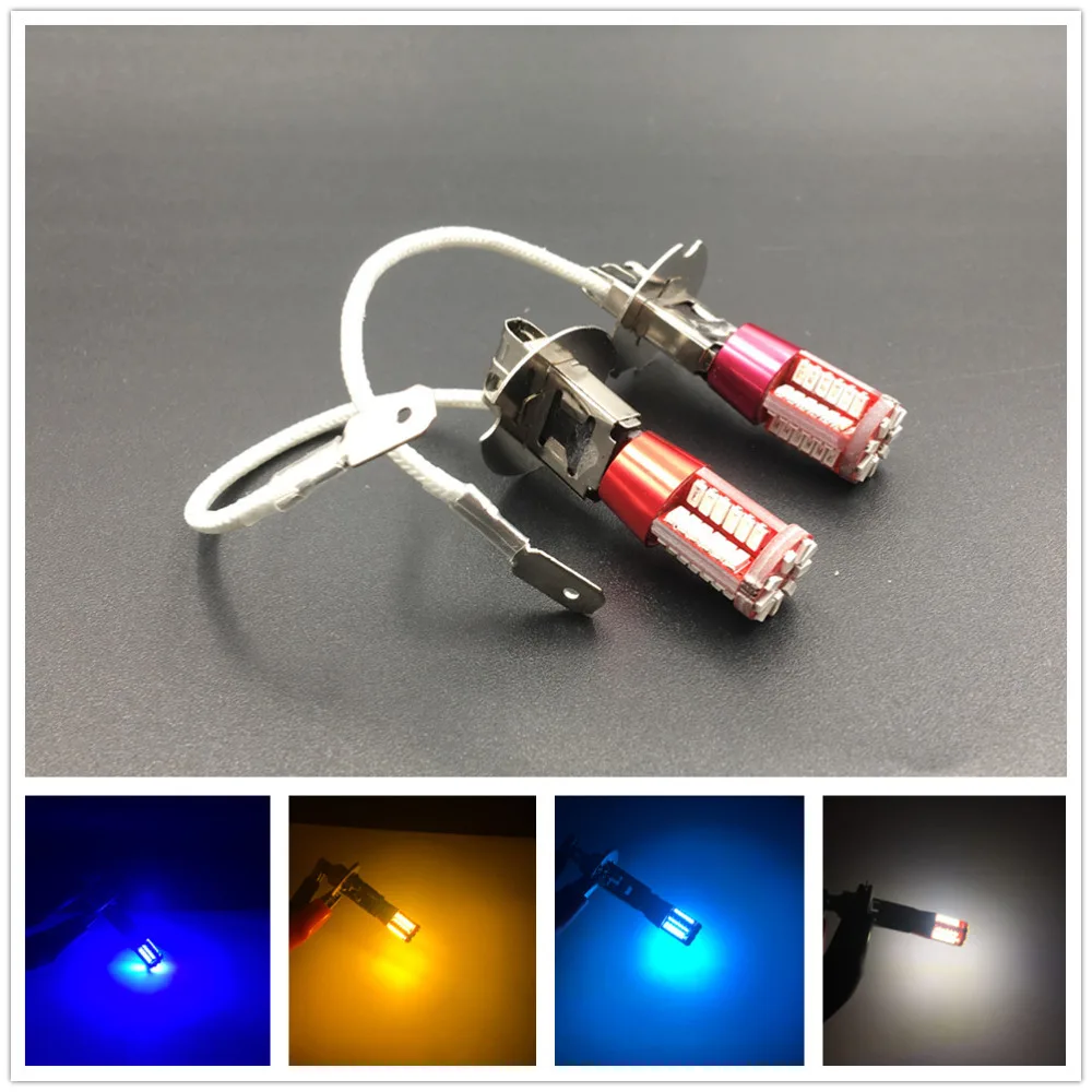 2pcs H3 Super Bright White 57 led 3014 smd Bulb Car Fog Lamp Light Daytime Running Auto Source parking Amber Blue
2pcs H3 Super Bright White 57 led 3014 smd Bulb Car Fog Lamp Light Daytime Running Auto Source parking Amber Blue