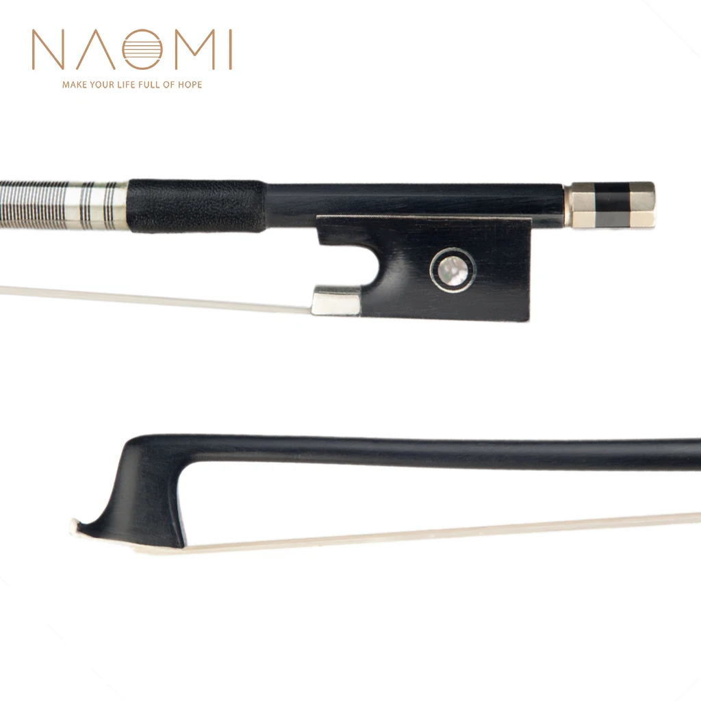 NAOMI 4/4 Violin Bow Carbon Fiber Violin Bow Ebony Frog For 4/4 Size Violin For Beginer And Students Violin Parts Accessories
NAOMI 4/4 Violin Bow Carbon Fiber Violin Bow Ebony Frog For 4/4 Size Violin For Beginer And Students Violin Parts Accessories