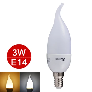 LED Lamp E14 3W 220V LED Bulb Candle Light SMD2835 Bombillas LED Light Lighting Chandelier Lamps Warm White/Cold White C37
LED Lamp E14 3W 220V LED Bulb Candle Light SMD2835 Bombillas LED Light Lighting Chandelier Lamps Warm White/Cold White C37