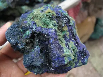490g Gem Blue azurite Crystal Cluster&Green malachite on Matrix Mineral Specimen
490g Gem Blue azurite Crystal Cluster&Green malachite on Matrix Mineral Specimen