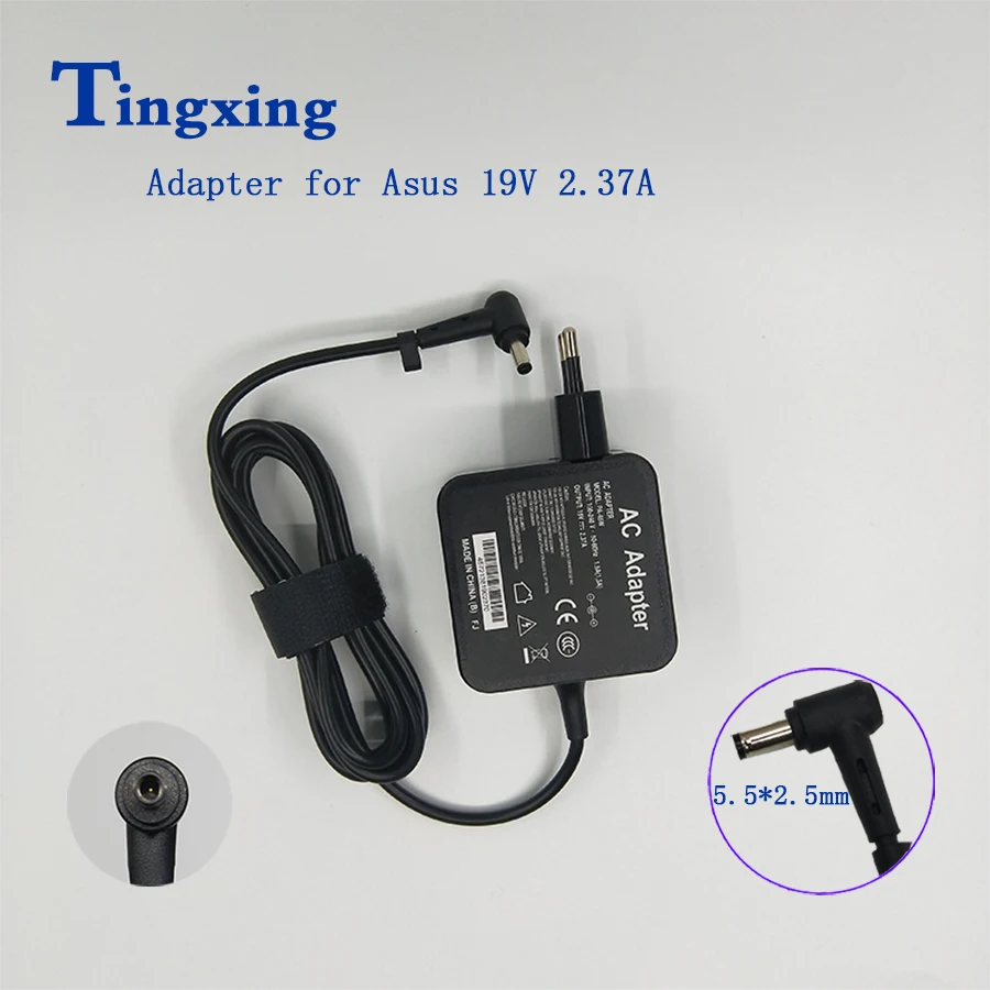19V 2.37A 45W 5.5*2.5mm AC Power Laptop Adapter Charger for Asus X554L Q501LA X450LA X501LA X551CA X552 X451M X451C X551C D452E
19V 2.37A 45W 5.5*2.5mm AC Power Laptop Adapter Charger for Asus X554L Q501LA X450LA X501LA X551CA X552 X451M X451C X551C D452E