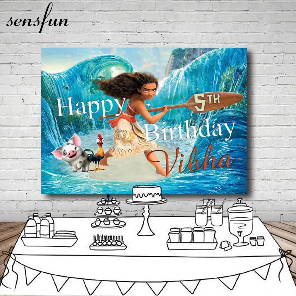 7x5FT Moana Princess Waialiki Maui Surf Sea Ocean Photography Girls Birthday Party Backgrounds For Photo Studio Banner Vinyl
7x5FT Moana Princess Waialiki Maui Surf Sea Ocean Photography Girls Birthday Party Backgrounds For Photo Studio Banner Vinyl