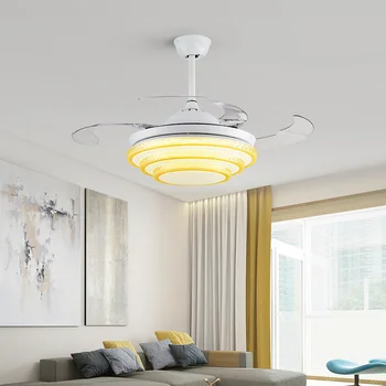 LED Hidden Invisible Iron ABS Acryl Remote Control Ceiling Fan 72w Ceiling Lights.LED Ceiling Light.Ceiling Lamp For Foyer
LED Hidden Invisible Iron ABS Acryl Remote Control Ceiling Fan 72w Ceiling Lights.LED Ceiling Light.Ceiling Lamp For Foyer
