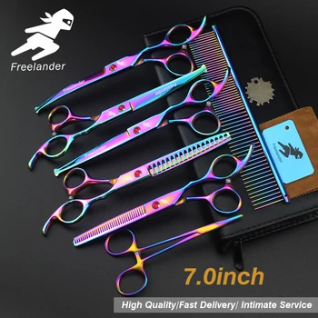 7.0inch pet grooming scissors set straight cut teeth cut fish bone scissors prt grooming
7.0inch pet grooming scissors set straight cut teeth cut fish bone scissors prt grooming