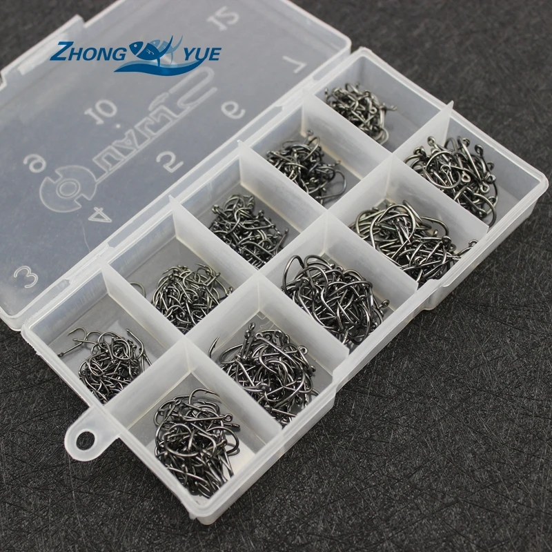 2boxes 1000Pcs/Lot 3# -12# Fishing Hook Fishhooks Durable Pesca Jig Head Fishing Hooks with Hole Carp Fishing Tackle Box
2boxes 1000Pcs/Lot 3# -12# Fishing Hook Fishhooks Durable Pesca Jig Head Fishing Hooks with Hole Carp Fishing Tackle Box