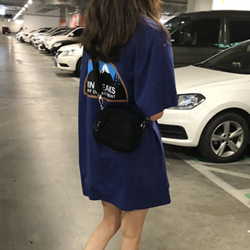 Korean version of the long letter T-shirt bf style lazy loose casual short-sleeved soft sister print personality T-shirt
Korean version of the long letter T-shirt bf style lazy loose casual short-sleeved soft sister print personality T-shirt