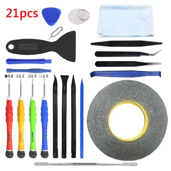 Screen Replacement Tool 21pcs DIY Phone Repair Kit Opening Pry Tool Screwdriver Set With Tape for iPhone/6s/7 for Ipad Hand Tool
Screen Replacement Tool 21pcs DIY Phone Repair Kit Opening Pry Tool Screwdriver Set With Tape for iPhone/6s/7 for Ipad Hand Tool