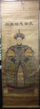 FREE SHIPPING Chinese old scroll painting QING Dynasty Queen XianFeng 68 * 24inch
FREE SHIPPING Chinese old scroll painting QING Dynasty Queen XianFeng 68 * 24inch