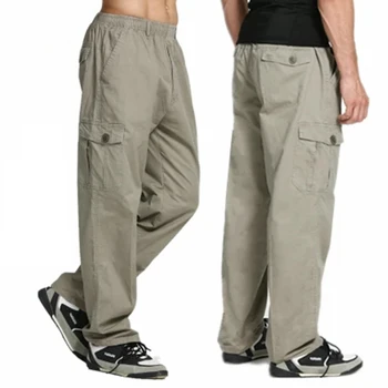Trousers Mens Casual Pants Loose Pocket Cotton Black 6XL Striped Large Size Grey Khaki Fashion Pants Celana Loose men fashion
Trousers Mens Casual Pants Loose Pocket Cotton Black 6XL Striped Large Size Grey Khaki Fashion Pants Celana Loose men fashion