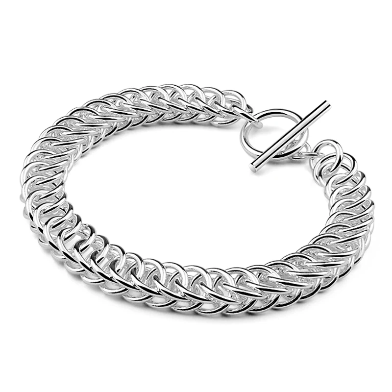 Fashion domineering male dragon bracelet. Solid 925 sterling silver 10MM20cm men bracelet. Wholesale man sterling silver jewelry
Fashion domineering male dragon bracelet. Solid 925 sterling silver 10MM20cm men bracelet. Wholesale man sterling silver jewelry