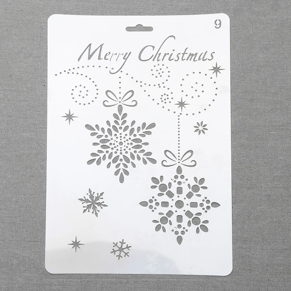 1 PC Christmas DIY Craft Hollow Layering Stencils For Wall Painting Scrapbook Stamp Album Decorative Embossing Paper Craft #9
1 PC Christmas DIY Craft Hollow Layering Stencils For Wall Painting Scrapbook Stamp Album Decorative Embossing Paper Craft #9