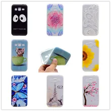 Cartoon Ultra-thin Transparent Soft TPU Silicon Phone Case For Samsung Galaxy J3 2016 J320 J310 J300 Butterfly Floral Back Cover