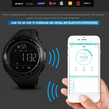 Men's Sport Smart Watch Pedometer Remote Camera Calorie Bluetooth Smartwatch Reminder Digital Wristwatches relogio masculino
Men's Sport Smart Watch Pedometer Remote Camera Calorie Bluetooth Smartwatch Reminder Digital Wristwatches relogio masculino