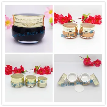 Empty cosmetic containers 30g Acrylic Cream jar with gold ring butterfly pattern Lid Plastic jars,Eye Cream case Essence Bottle
Empty cosmetic containers 30g Acrylic Cream jar with gold ring butterfly pattern Lid Plastic jars,Eye Cream case Essence Bottle
