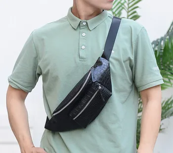2019 FashionMen Retro Pure Color Alligator Leather Crossbody Bag Chest Purse Bags
2019 FashionMen Retro Pure Color Alligator Leather Crossbody Bag Chest Purse Bags
