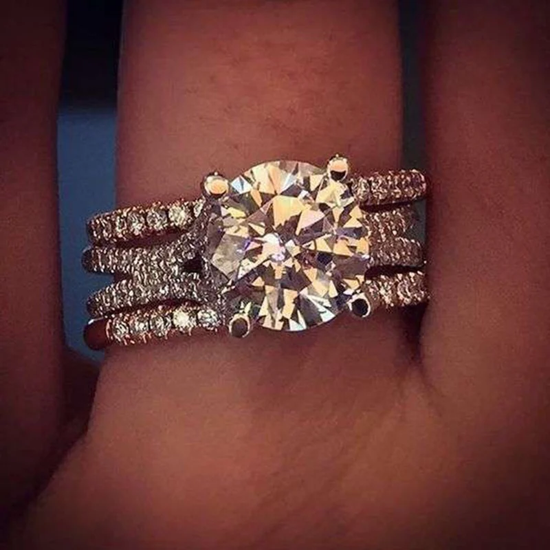 Fashion Cross Design Color Separation Ring Crystal Zircon Filled Wedding Engagement Rings for Women Jewelry 6-10
Fashion Cross Design Color Separation Ring Crystal Zircon Filled Wedding Engagement Rings for Women Jewelry 6-10