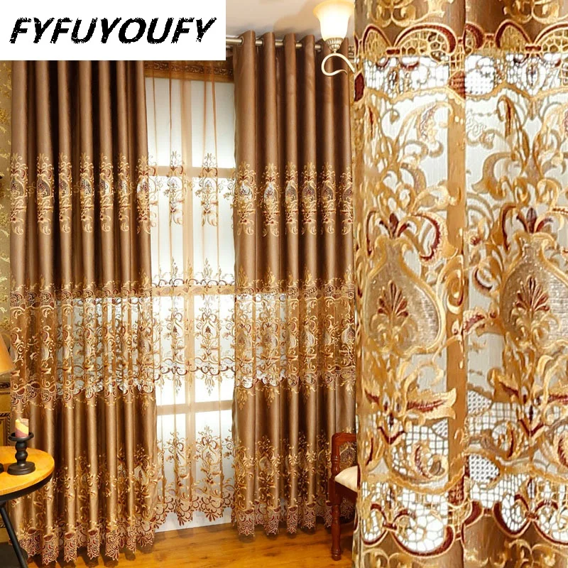 Chenille Jacquard European luxury classic embroidery shade decorative curtains for Living Room/Bedroom curtains
Chenille Jacquard European luxury classic embroidery shade decorative curtains for Living Room/Bedroom curtains