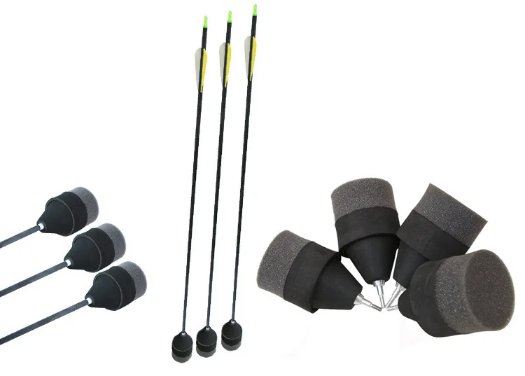 30PCS Soft Archery Black Arrowhead Tag Game Broadhead Tips Club CS Safe Bow Arrow Shooting Game Tips
30PCS Soft Archery Black Arrowhead Tag Game Broadhead Tips Club CS Safe Bow Arrow Shooting Game Tips