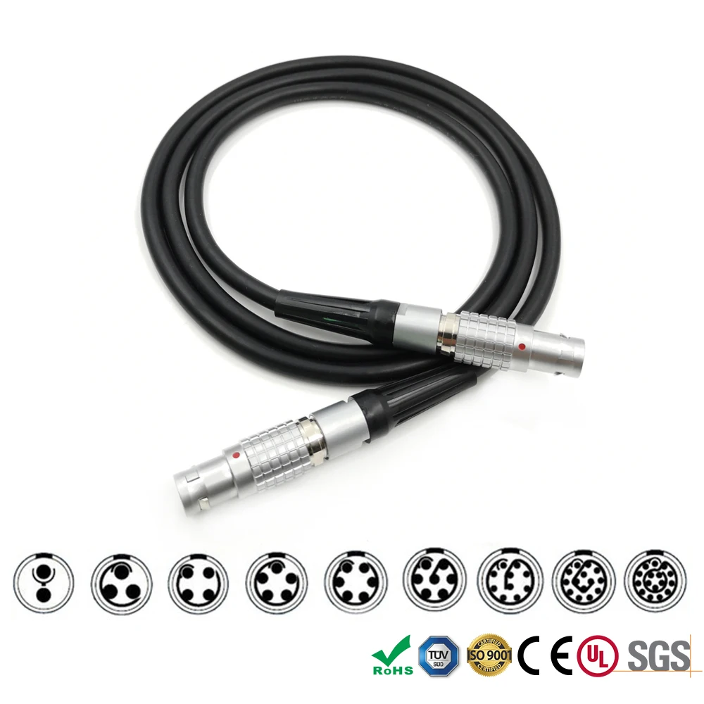 LEMO FGG 1B to FGG 1B 2 3 4 5 6 7 8 10 14 16 Pin Male Plug Straight Connector Welding Extension Cable 1 Meter
LEMO FGG 1B to FGG 1B 2 3 4 5 6 7 8 10 14 16 Pin Male Plug Straight Connector Welding Extension Cable 1 Meter