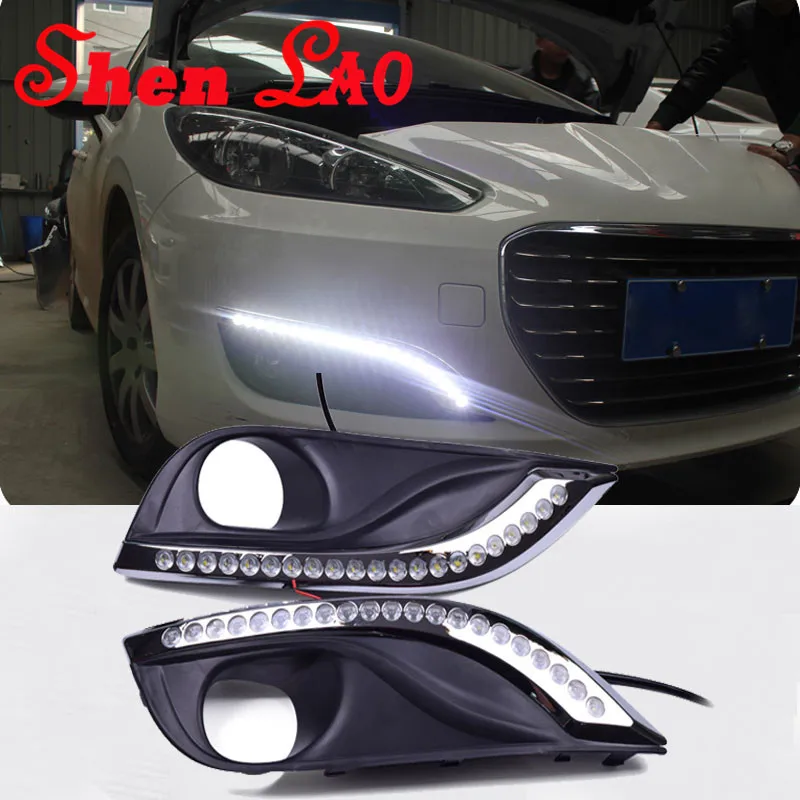 ShenLao For Peugeot 308 LED DRL led fog lamps driving DRL with Daytime Running Light yellow turn light free shipping
ShenLao For Peugeot 308 LED DRL led fog lamps driving DRL with Daytime Running Light yellow turn light free shipping