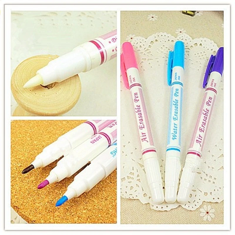 Palmybest 3pcs/lot Blue Purple Pink Air Water Erasable Pen Fabric Marker Replace Tailor Chalk Sewing Tools Tailoring Accessories
Palmybest 3pcs/lot Blue Purple Pink Air Water Erasable Pen Fabric Marker Replace Tailor Chalk Sewing Tools Tailoring Accessories