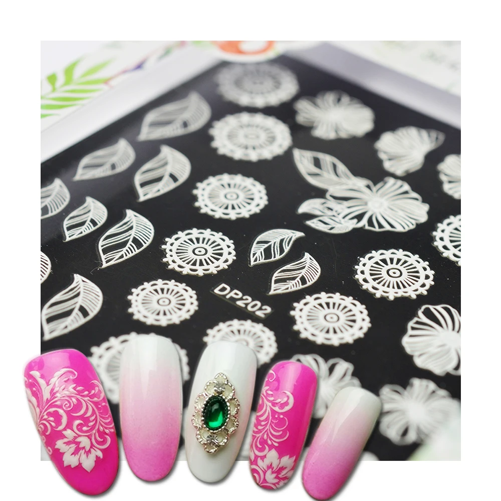 1pcs New Nail Art Sticker 3d Flower White Lace Summer Design Self Adhesive Nail Art Decoration Decal Slider DIY Tips SADP201-224
1pcs New Nail Art Sticker 3d Flower White Lace Summer Design Self Adhesive Nail Art Decoration Decal Slider DIY Tips SADP201-224