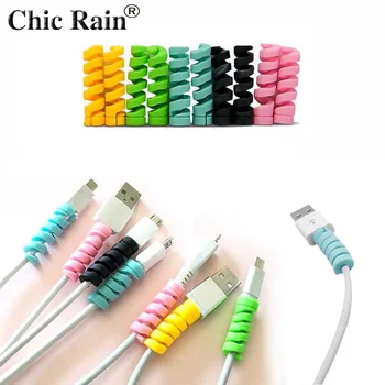 Spiral Cable protector Data Line Silicone Bobbin winder Protective For iphone Samsung Android USB Charging earphone Case Cover
Spiral Cable protector Data Line Silicone Bobbin winder Protective For iphone Samsung Android USB Charging earphone Case Cover