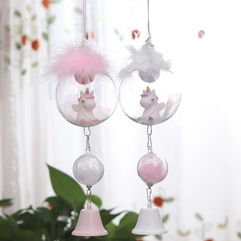 Fantasy Unicorn Wind Bell Pendant Door Decoration Creative Girl Bedroom Feather Decoration Teen Heart Birthday Gift Girlfriend
Fantasy Unicorn Wind Bell Pendant Door Decoration Creative Girl Bedroom Feather Decoration Teen Heart Birthday Gift Girlfriend