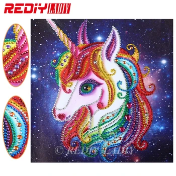 Special Shaped Diamond Embroidery Cartoon Unicorn Wall Arts DIY Diamond Painting Crystal Shining Round Rhinestones Cross Stitch
Special Shaped Diamond Embroidery Cartoon Unicorn Wall Arts DIY Diamond Painting Crystal Shining Round Rhinestones Cross Stitch