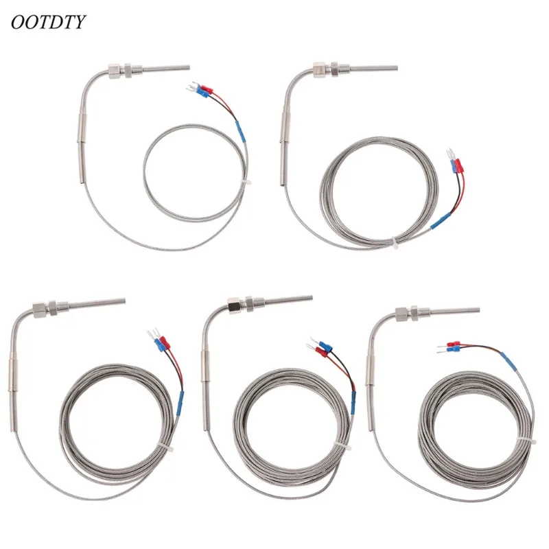 Exhaust Gas Temperature Sensors Thermocouple EGT K Type For Motor Exhaust Gas Temp Probe 1/2/3/4/5m
Exhaust Gas Temperature Sensors Thermocouple EGT K Type For Motor Exhaust Gas Temp Probe 1/2/3/4/5m