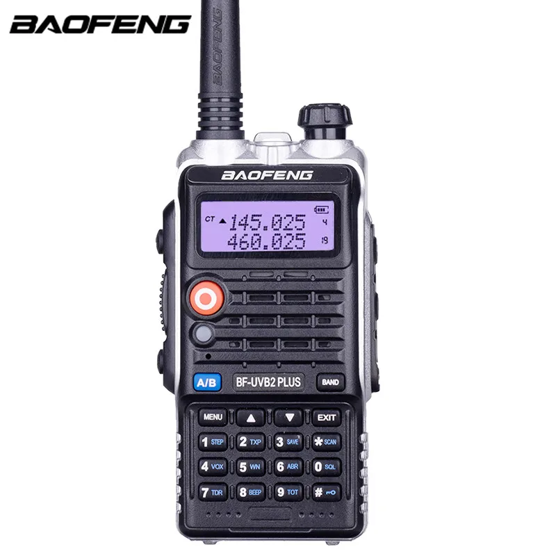 Baofeng Portable Walkie Talkie BF-UVB2PLUS VHF/UHF Dual Band 136-174MHZ and 400-520MHZ Two Way Radio FM Transceiver 8W
Baofeng Portable Walkie Talkie BF-UVB2PLUS VHF/UHF Dual Band 136-174MHZ and 400-520MHZ Two Way Radio FM Transceiver 8W