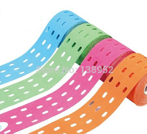 4rolls/lot 5CM*5M kinesiology Tape With Holes Stretch Breathable Kinesiology Tapes Muscle Sports Therapy Tapes
4rolls/lot 5CM*5M kinesiology Tape With Holes Stretch Breathable Kinesiology Tapes Muscle Sports Therapy Tapes