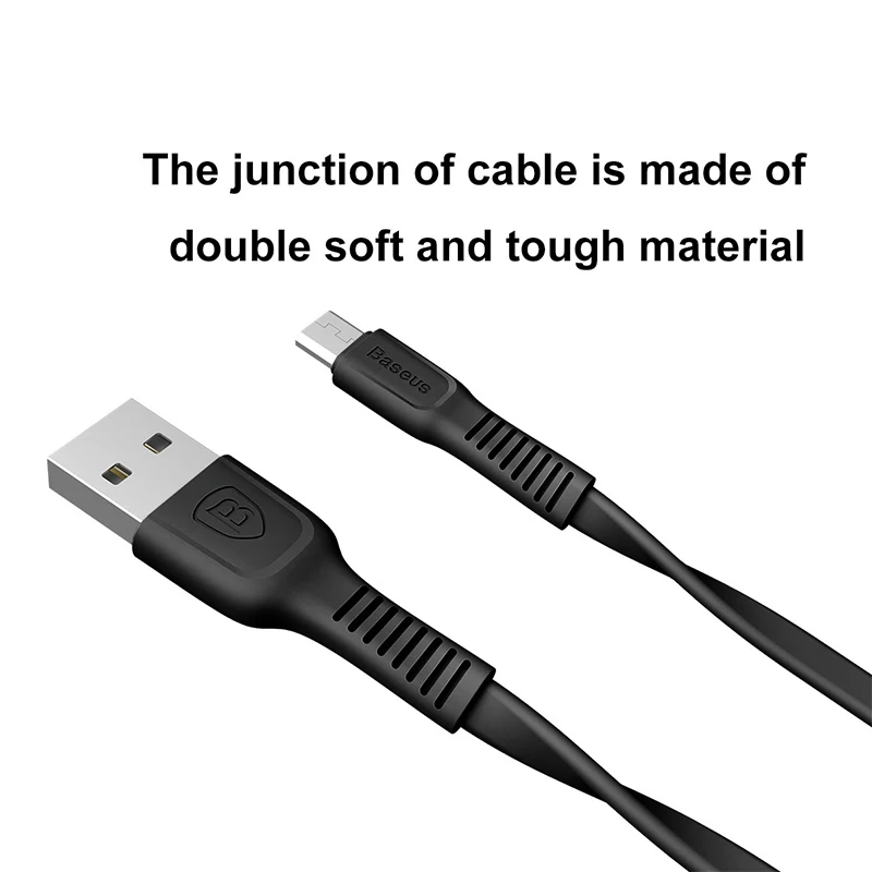 Baseus Micro USB cable 2A Fast charging cable for Samsung S6 S7 Huawei xiaomi date cable Microusb Charger cord for mobile phone
Baseus Micro USB cable 2A Fast charging cable for Samsung S6 S7 Huawei xiaomi date cable Microusb Charger cord for mobile phone