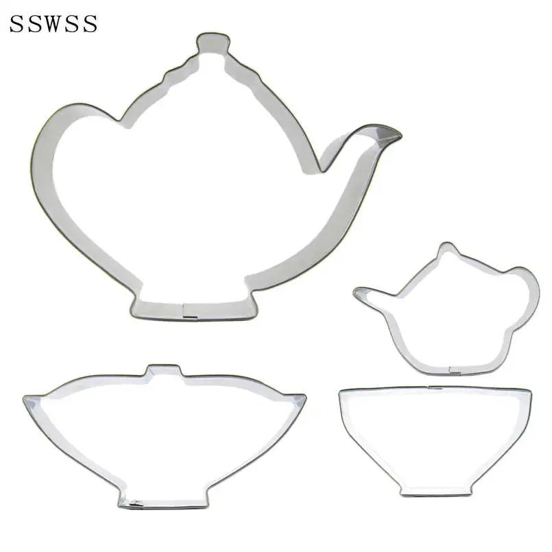 Four Tea Set,Little Teapot,Big Teapot,Tea Bowl,Teacup,Cookie Cutter Baking Molds,Cake Decorating Fondant Tools,Direct Selling
Four Tea Set,Little Teapot,Big Teapot,Tea Bowl,Teacup,Cookie Cutter Baking Molds,Cake Decorating Fondant Tools,Direct Selling