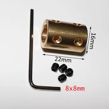 4sets OD16L22 8*8mm rigid coupler 8mm to 8mm stepper motor flexible coupling parts connector for model cars ships boats ect
4sets OD16L22 8*8mm rigid coupler 8mm to 8mm stepper motor flexible coupling parts connector for model cars ships boats ect