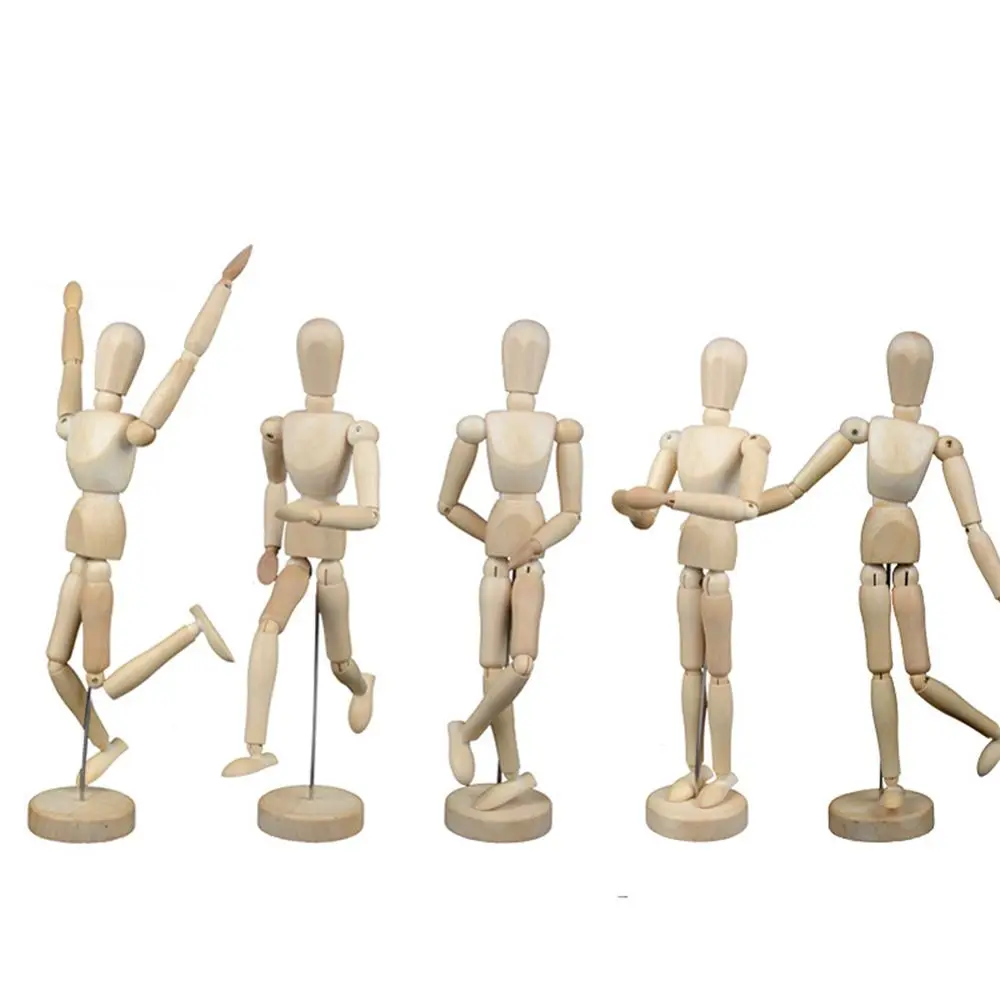 12 cm Artist Movable Limbs Male Wooden Figure Model Mannequin Art Sketch Drawing Active Joint Puppet Blockhead
12 cm Artist Movable Limbs Male Wooden Figure Model Mannequin Art Sketch Drawing Active Joint Puppet Blockhead