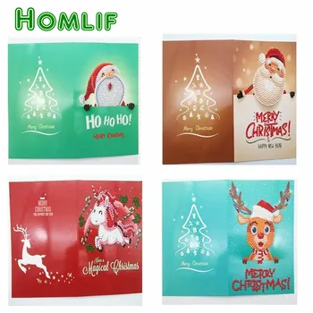 DIY 5D Diamond Painting Christmas Greeting Cards 4 Pieces One Set 13X18 CM kerstkaarten 3d diamond painting kerstkaarten
DIY 5D Diamond Painting Christmas Greeting Cards 4 Pieces One Set 13X18 CM kerstkaarten 3d diamond painting kerstkaarten