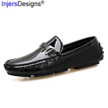 Plus Size 38-47 Patent Leather Driving Shoes Men Loafers Hot Sale Lace-Up Breathable Soft Moccasins Casual Boat Shoes Mocasines
Plus Size 38-47 Patent Leather Driving Shoes Men Loafers Hot Sale Lace-Up Breathable Soft Moccasins Casual Boat Shoes Mocasines