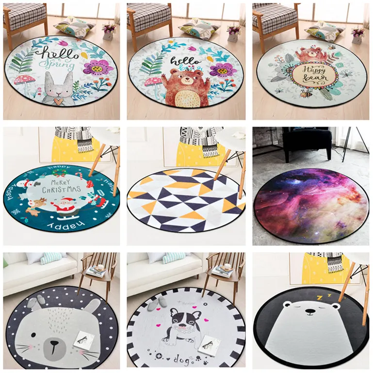 European Geometric Baby Round Carpet For Living Room Children Bedroom Rugs And Carpets Computer Chair Floor Mat Cloakroom Carpet
European Geometric Baby Round Carpet For Living Room Children Bedroom Rugs And Carpets Computer Chair Floor Mat Cloakroom Carpet