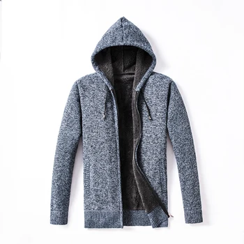 Winter Men Sweatercoats Jacket thick velvet cotton hooded fur jacket men's winter padded knitted sweater Cardigan Spring Outdoor
Winter Men Sweatercoats Jacket thick velvet cotton hooded fur jacket men's winter padded knitted sweater Cardigan Spring Outdoor