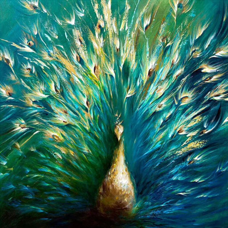 Diy Diamond Painting Full Diamond New Animal Peacock Diamond Embroidery Plaster Cross Stitch LUOVIZEM L649
Diy Diamond Painting Full Diamond New Animal Peacock Diamond Embroidery Plaster Cross Stitch LUOVIZEM L649