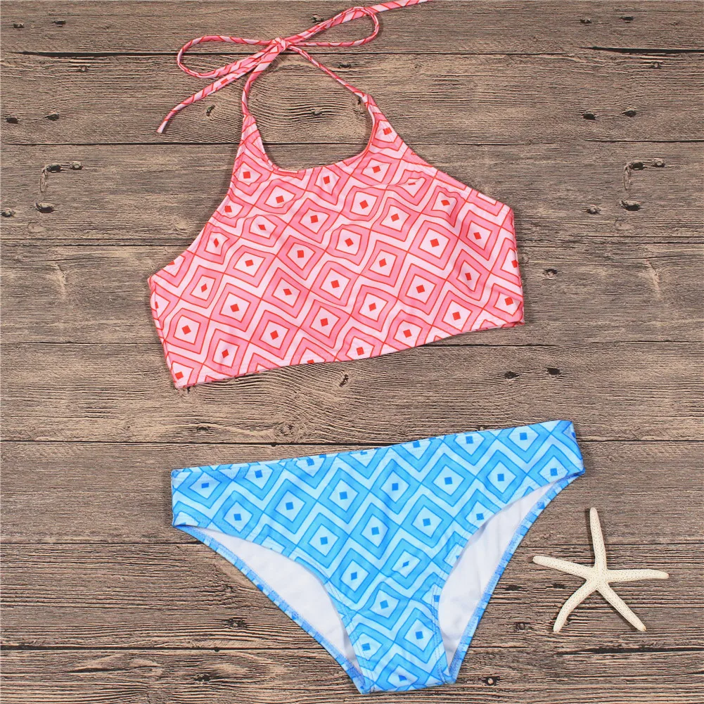 2018 New High Neck Bikini Women Hollow Out Swimsuit Brazilian Beach Biquini Female Crop Bathing Suit Geomet Micro SwimWear
2018 New High Neck Bikini Women Hollow Out Swimsuit Brazilian Beach Biquini Female Crop Bathing Suit Geomet Micro SwimWear